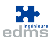 EDMS ingénieurs : planification, environnement, structures et travaux publics.